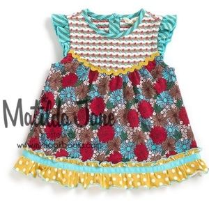 Matilda Jane Silly Goose Flutter Top Size 4